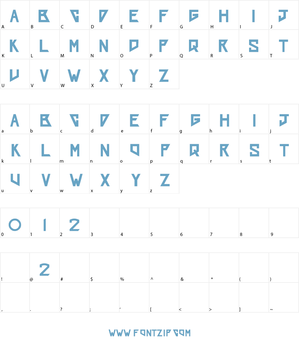 NCAA PAC-12 Font Character